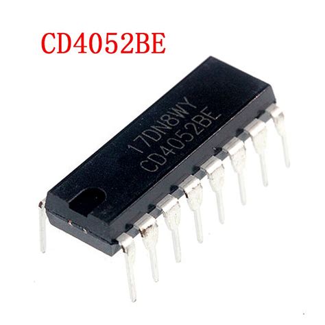 10pcs Cd4052be Di16 Cd4052 Dip 4052be Dip 16 Novo E Original Ic