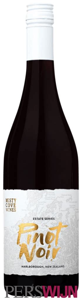 Fles Misty Cove Estate Series Pinot Noir 2019 Marlborough Perswijn