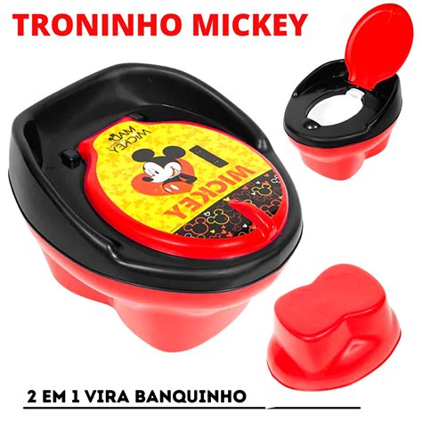 Penico Infantil Troninho Infantil Pinico Infantil Mickey Disney Em