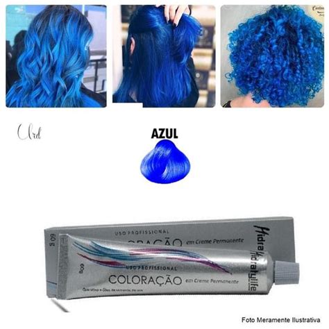 Tinta Cabelo Azul Royal Mairibel G Colora O Especial Hidratylife