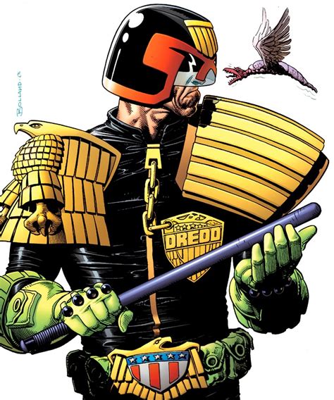 comic cartoons: Judge Dredd