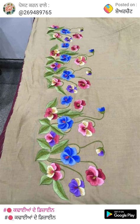 Pin By Soumya Kavuri On Quick Saves Rose Embroidery Designs Hand