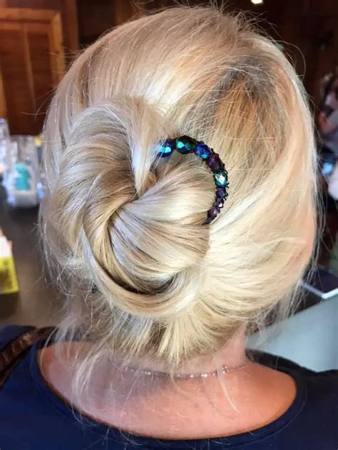 How To Use A Large U Shaped Hairpin For Elegant Yet Easy Updos