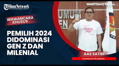 Wawancara Khusus Pemilih Pemilu Di Banten Didominasi Gen Z Dan