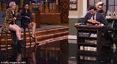 Priyanka Chopra And Evan Rachel Wood Flash Their Hot Legs Daily Mail