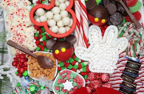 Mickey Mouse Hot Cocoa Charcuterie Board Sweet And Savory Morsels