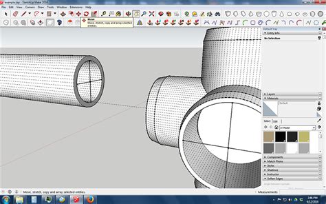 Help Aligning Pvc Pipe Components Sketchup Sketchup Community