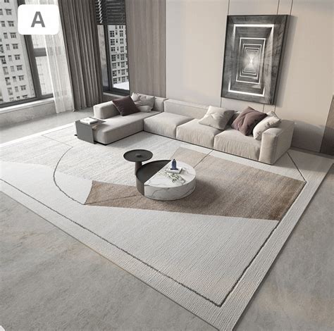 Large Modern Living Room Rugs, Contemporary Modern Rugs in Bedroom, Ge ...