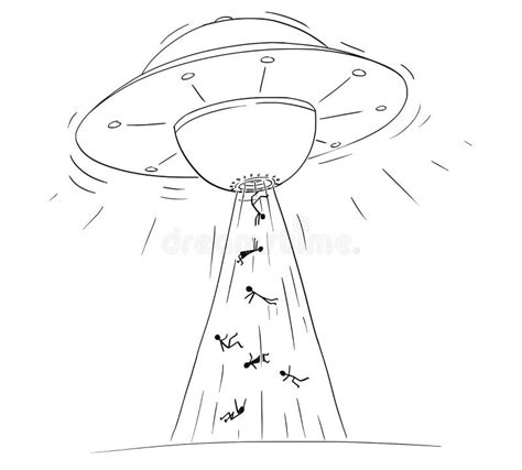 Alien Spaceship Drawing