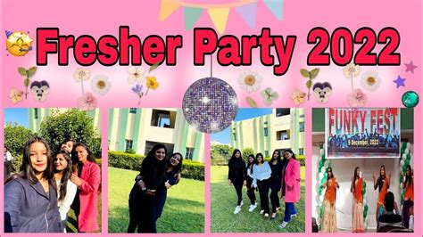 34vlogcollage Fresher Party🪅2k22 🎊college Lifefunky Festcollege