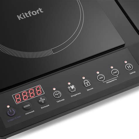 Kitfort Индукционная настольная плита КТ-109, черный - купить с ...