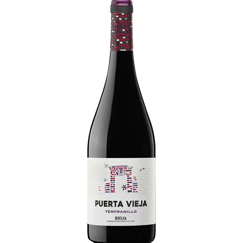 Vino Tinto Tempranillo Joven Doca Rioja Botella Cl Puerta Vieja