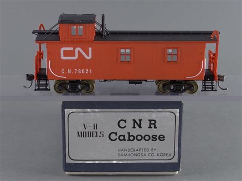 Ho Brass Model Train Pfm Vh Cnr Cn Canadian National Wood Caboose