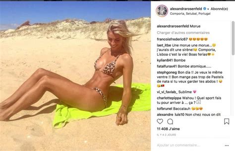 PHOTOS Topless et bikini sexy l été très chaud d Alexandra Rosenfeld Closer