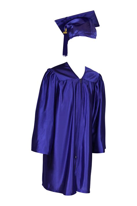 Preschool Cap and Gown – Purple Satin | Celtic Graduations