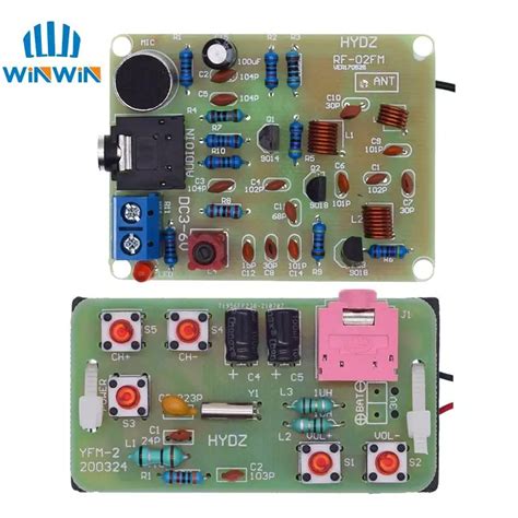 Mhz Kit Fai Da Te Trasmettitore Radio Fm E Modulo Ricevitore