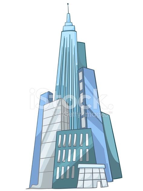 Cartoon Skyscraper Stock Vector - FreeImages.com