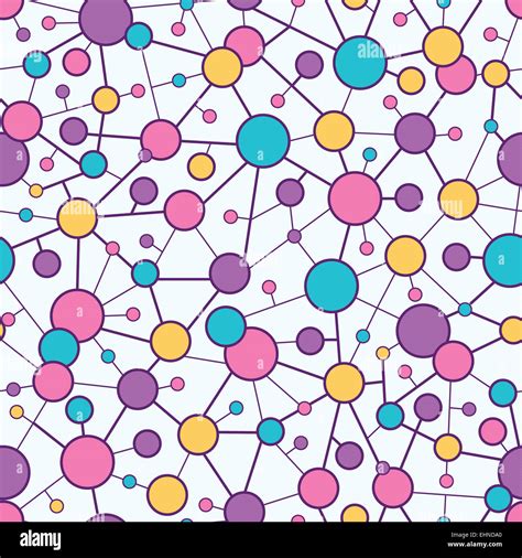 Molecular Structure Seamless Pattern Background Stock Photo Alamy