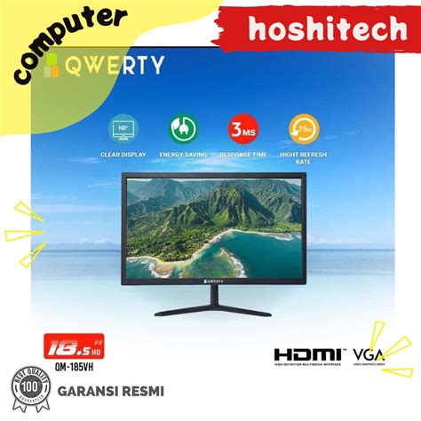 Jual Monitor Led Qwerty Inch Hdmi Vga Hd X Garansi Th