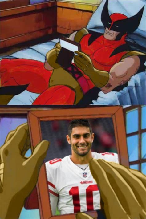 Wolverine Jimmy Garoppolo 49ers Blank Template - Imgflip