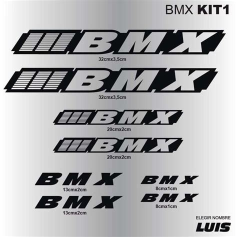 Mil Anuncios Bmx Kit Adhesivos Vinilos Calcas