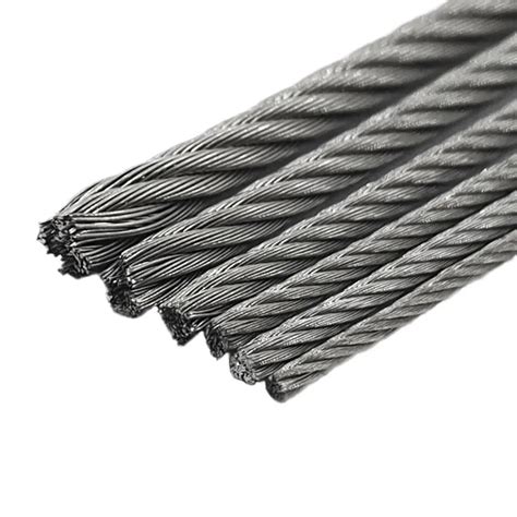 304 7 19 9mm High Tensile AISI Stainless Steel Wire Rope China 304 7