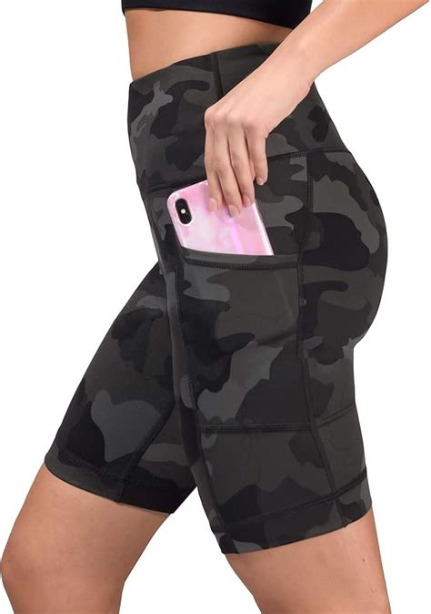 Yogalicious High Waist Squat Proof 9 Biker Shorts With Side Pockets