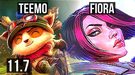 Teemo Vs Fiora Top Rank 2 Teemo 10 0 2 2 4m Mastery 900 Games