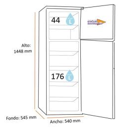 Beko BDSA250K3SN Frigorífico integrado de 2 puertas 144 8x54x54 5cm