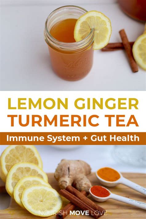 Detox Tea Recipe Lemon Ginger Turmeric Tea