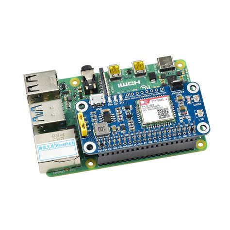 Buy Waveshare NB IoT Cat M EMTC GNSS HAT For Raspberry Pi Online