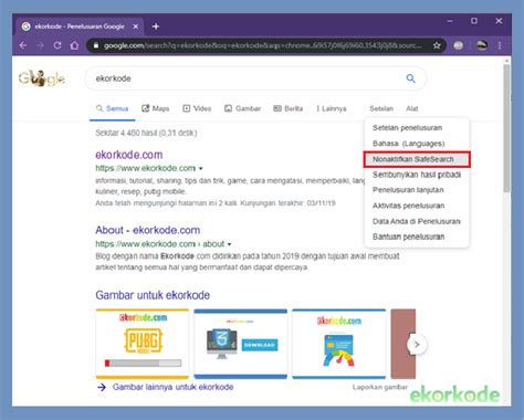 Safesearch Cara Mematikan Safesearch Di Pencarian Google Bing