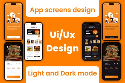 Design Ui Ux For Mobile App With Light And Dark Mode By Talha Farooq1 Fiverr