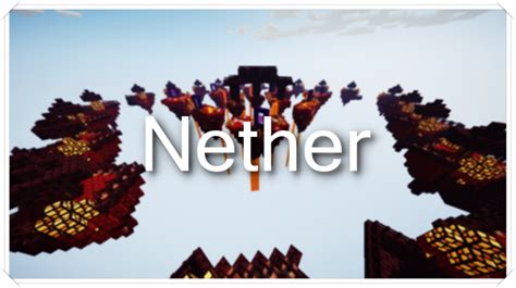 Nether (Simple SkyWars map PVP) Minecraft Map