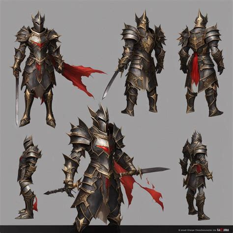 Dragon Knight Armor concepts by CrazyGamerDragon64 on DeviantArt