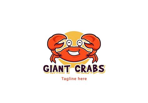 Premium Vector Giant Crab Seafood Logo