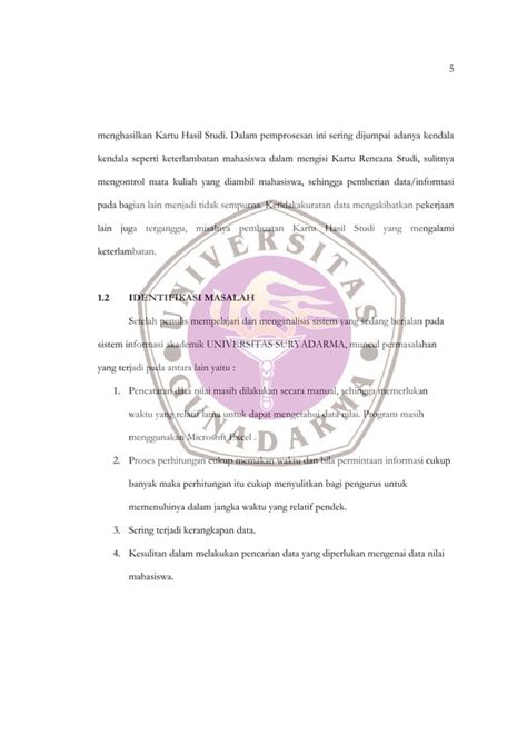 Jurnal Analisis Dan Perancangan Sistem Informasi Akademik Pdf