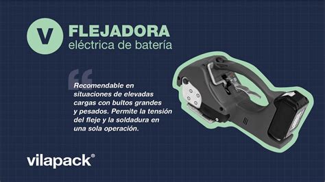 Flejadora El Ctrica De Bater A Vilapack Youtube