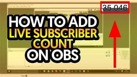 How To Add Live Sub Count To Your Streamlabsobs Tutorial Youtube