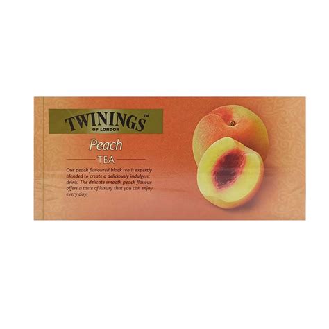 Twinings Of London Peach 50 Gram 2gram 25 Sachet