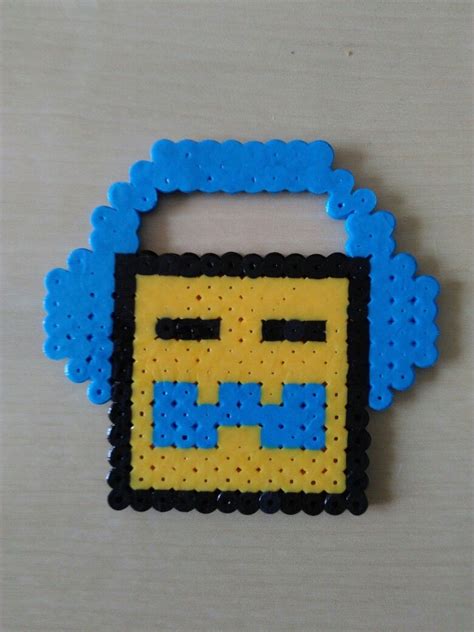 Perler Beads Game Geometry Dash Perler Bead Patterns Diy And Crafts