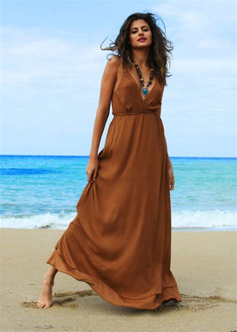 Summer Maxi Dress Caramel