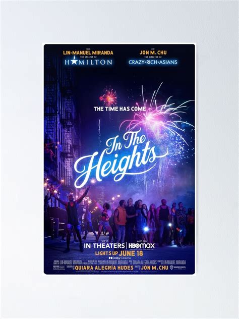 "In the Heights (2021) 1" Poster for Sale by ToniImler | Redbubble