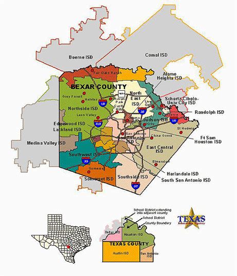 Texas School Districts Map | secretmuseum