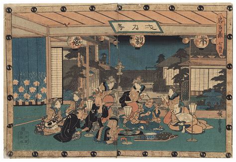 Hiroshige The Ronin Act The Ichiriki Teahouse