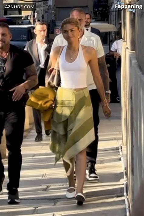 Zendaya Sexy Shows Off Her Hot Pokes In Paris AZNude