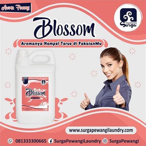 Produsen Parfum Laundry Aroma Blossom By SURGA PEWANGI LAUNDRY