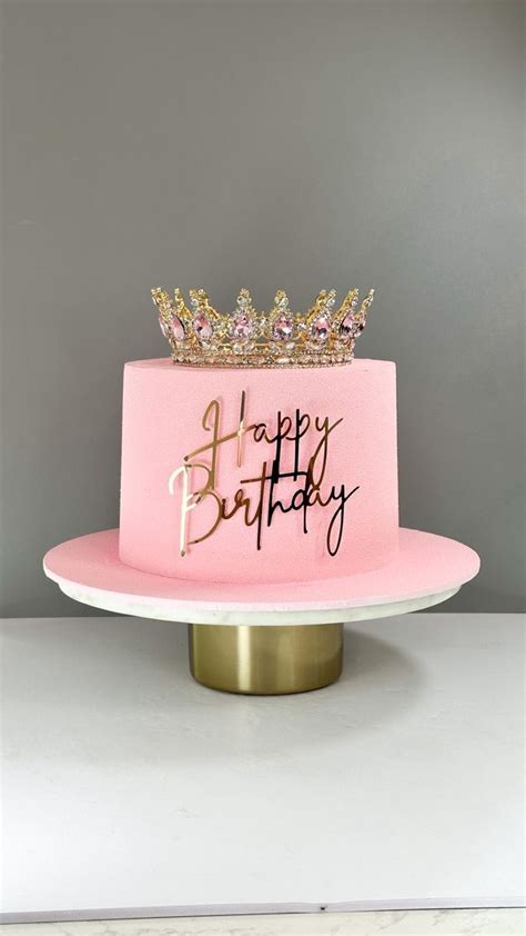 Pin By Ay Len On Pasta In Pink Birthday Cakes Elegant Birthday