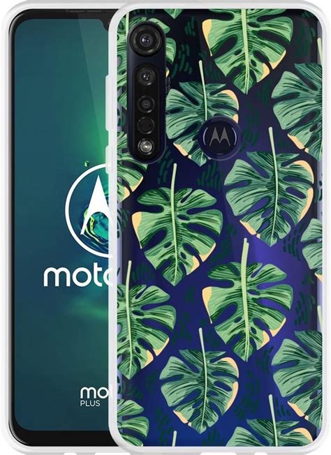 Motorola Moto G8 Plus Hoesje Palm Leaves Large Designed By Cazy Bol