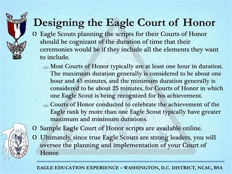 Ppt The Eagle Scout Court Of Honor Powerpoint Presentation Free